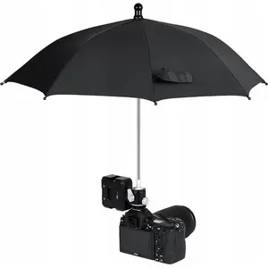 JJC Parasol / Rain Hood with 1/4" Mount for Camera and Cold Shoe (SB8578)