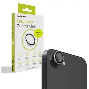 Screen and camera lens guards MOBILE ORIGIN Easy Lens guards clear for iPhone 16e