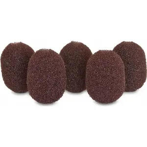 Lavalier Foam Windscreens Rycote Brown pack of 5 for lavalier microphones