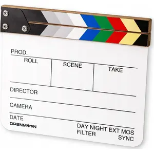 Studijas filmas loksne Openmoon Prof. Klaps Filmowy 28 x 24 cm balts — priekš marķieriem un pildspalvām