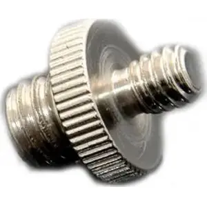 Adapter JJC for external thread to 1/4" and 3/8" male — model SB3059