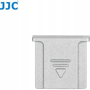 Hot Shoe Cover Cap JJC SB5903 for Fujifilm cameras — silver protective hotshoe plug