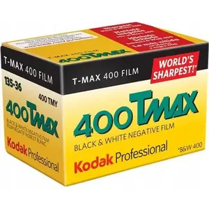 35mm Black & White Film Kodak T-Max 400 135 36 – Kodak 36-exposure B&W Negative Film