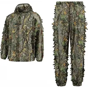 Camouflage Suit MFH Buteo Photo Gear 3D Leaves Suit 2 pcs. XL/XXL — 2-piece hunting/photography set