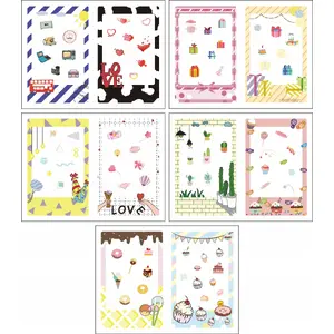 Photo frame sticker set LoveInstant — 10 pcs for Fujifilm Instax Mini (fits Mini 99, 12, 11, 40, Evo, LiPlay, Link)