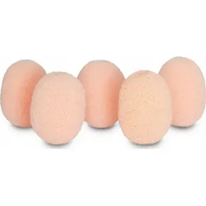 Microphone lavalier foam windshields Rycote Lavalier Foams Beige (pack of 5)