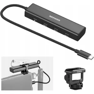 Neewer USB-C Hub 4-in-1 PS020E — 5x USB-C 10Gbps, 100W PD, tripod mount 1/4"