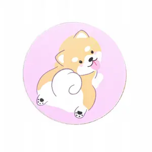 Decorative 3M Adhesive Cover Sticker for Polaroid Now / Now+ Camera — LoveInstant, Pink Dog