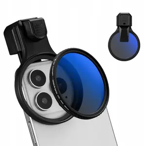 K&F CPL Polarizing Lens Filter for Smartphone Clip, 58mm Thread Adapter, model SB11167