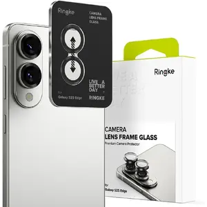 Camera Frame Protector Ringke for Samsung Galaxy S25 Edge — Black