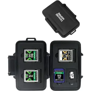 Protective Weather Resistant Case Delkin for CFexpress Type B (holds 3× CFexpress Type B, 2× SD, 2× microSD)