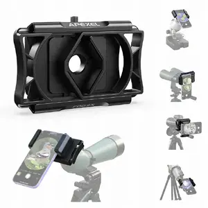 Mount / Adapter Apexel SB9021 for Telescopes, Microscopes, Binoculars, Spotting Scopes and Phones — Rotating Bracket