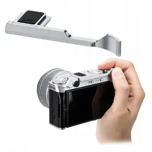 JJC Grip Holder thumb stabilizer for Fujifilm X‑M5 / X M5 — silver
