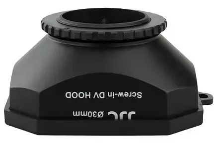 JJC LH-DV30B lens hood — round for 3 cm lenses Photo 2