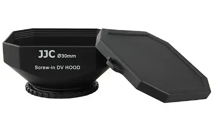 JJC LH-DV30B lens hood — round for 3 cm lenses Photo 4