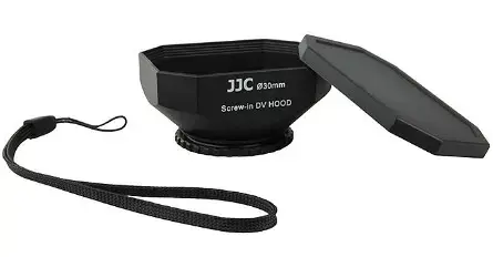 JJC LH-DV30B lens hood — round for 3 cm lenses Photo 5