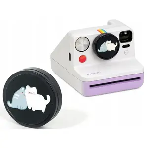 Decorative 3M Sticker for Camera Lens Cover LoveInstant for Polaroid Now / Now+ — Cats, Black