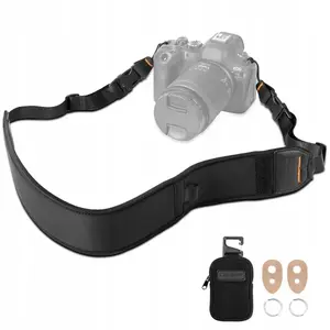 Neoprene Camera Strap for DSLR and Mirrorless — K&F SB9943, Neck and Shoulder Strap for Canon Nikon Sony
