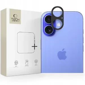 Protective camera cover Tech-Protect Camalloy Fit+ for iPhone 17 — black