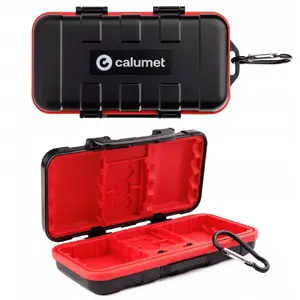 Protective Battery and Memory Card Case Calumet CALSMCC-01 — Waterproof storage for batteries and SD cards