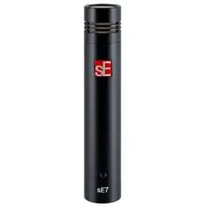 Studijas mikrofons sE Electronics sE7 — vads XLR-3, 20–20000 Hz, jutība -34.5 dB, 48V fantoms, 120 mm, melns/sarkans