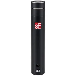 Studijas mikrofons sE Electronics sE8 — vads XLR-3, 20–20000 Hz, jutība -32 dB, 48V fantoms, melns
