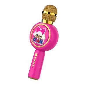 Karaoke microphone l.o.l surprise LOL262 — wireless Bluetooth, USB‑C, 5W speaker, built‑in Li‑Ion battery, multicolour