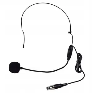Headset microphone DNA VM dual head set mic, wired dual-head microphone