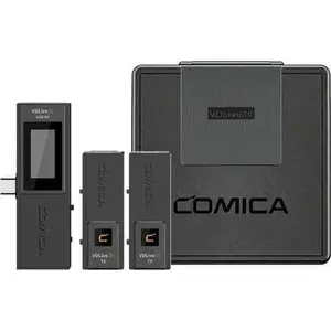 Mikrofons Comica VDLive 10 USB — USB kondensatora mikrofons vokālam/straumēšanai, melns