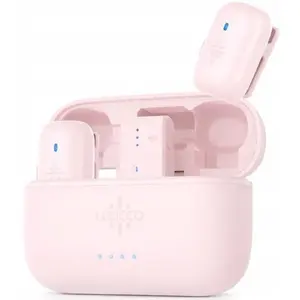 Mikrofons Luucco MiniPods K2 USB-C rozā komplekts 2 gab. ar futlāri (SB11230)