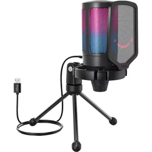 Микрофон Fifine A6V AmpliGame — USB конденсаторный игровой микрофон, кардиоидная направленность