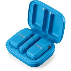Bezvadu lavaliera mikrofons Rode Wireless Micro — zils (WIMICROCBLU)