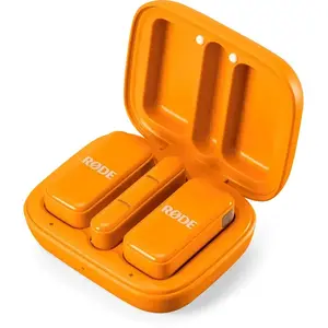 Wireless Microphone Rode Wireless Micro (WIMICROCORA) – compact lavalier-style wireless mic, orange