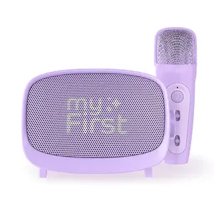 Children's portable speaker MYFIRST myFirst Voice 2 — purple, compact rechargeable audio for kids