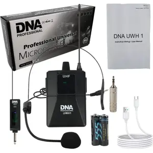 Беспроводная наголовная микрофонная система Bitmat с bodypack и UHF-приемником 560–590 МГц