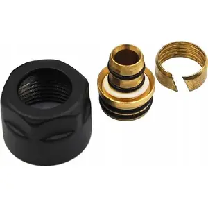 Соединитель-адаптер Varioterm GW3/4" x 16x2 PEX чёрный — пресс-фитинг для труб