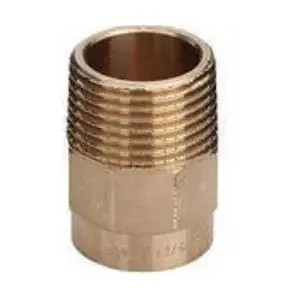 Pārejas nipelis vara VIEGA 22 mm x 1/2" (modelis 101749) cauruļu savienojumiem