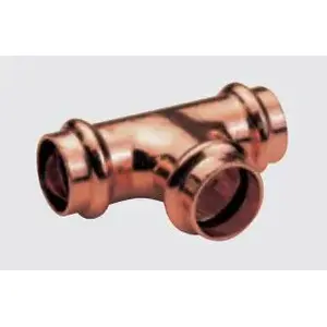 Copper T-piece Conex B Press 15 mm model P513001515015 — copper press-fitting for plumbing