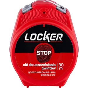 Thread Sealant Cord Bisan LOCKER 30 m — thread sealing cord for pipe and screw threads