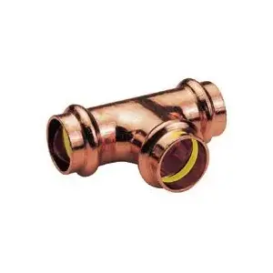 Медный тройник равнопроходный Conex CU B Gaz Press 18 мм PG5130 0181818 - пресс-фитинг для газа