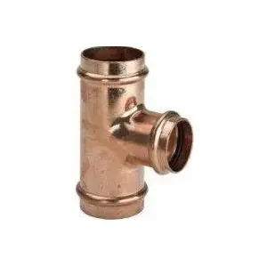 VIEGA reducējošs tee 12 x 12 x 15 mm, preses savienojums, modelis 291 907