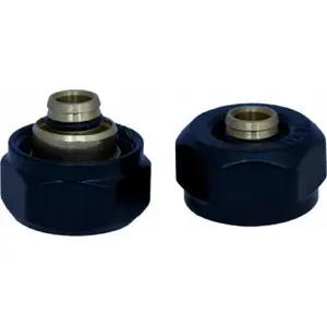 Обжимное соединение PEX с внутренней резьбой 3/4" x 16x2 Varioterm — черный матовый