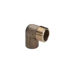 VIEGA 90° līkums 18 mm x GZ 1/2" savienojums (modelis 107635)