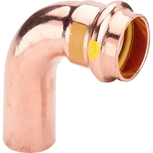 Copper 90° Bend Pipe Fitting VIEGA 2616.1, Diameter 22 mm, Pack of 5