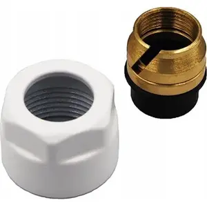 Compression adapter Varioterm M766B004006 15/1 x M22/1.5 white glossy for INTEGRA and VISION valves