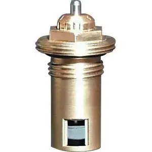 Heimeier thermostatic radiator valve head with integrated valve and precise presetting (model 4324-03.301)