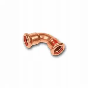 SANHA press-fit 90° elbow for solar systems, model 112002A35, 35 mm