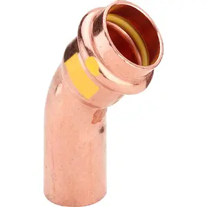 Varšveida elkoņs VIEGA 2626.1 45°, diametrs 28 mm, iepakojumā 5 gab.
