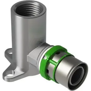 Wall elbow Comap Kolano naścienne GW press-fit MultiSkin brass/galvanized 20x3/4 H=53mm