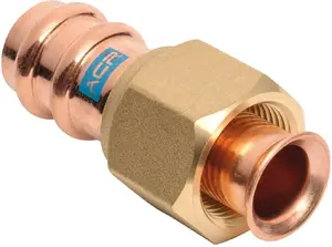 SANHA press half-coupling ACR Cooper PRESS 1/2" for copper piping